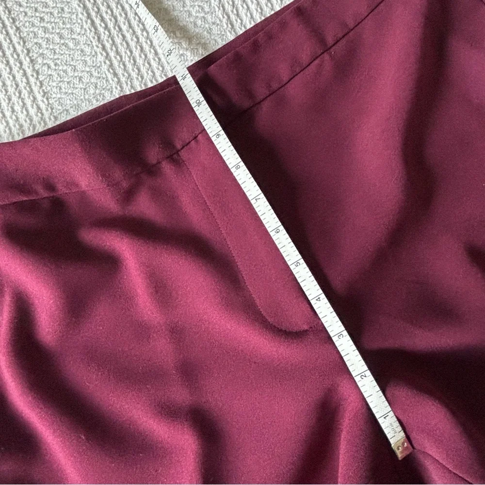 Kate Spade Midnight Wine Cropped Flare Pants